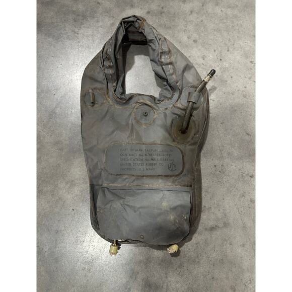 1951, US Navy, Korean War, Life Preserver, United States Rubber Co, Military - Picture 1 of 4